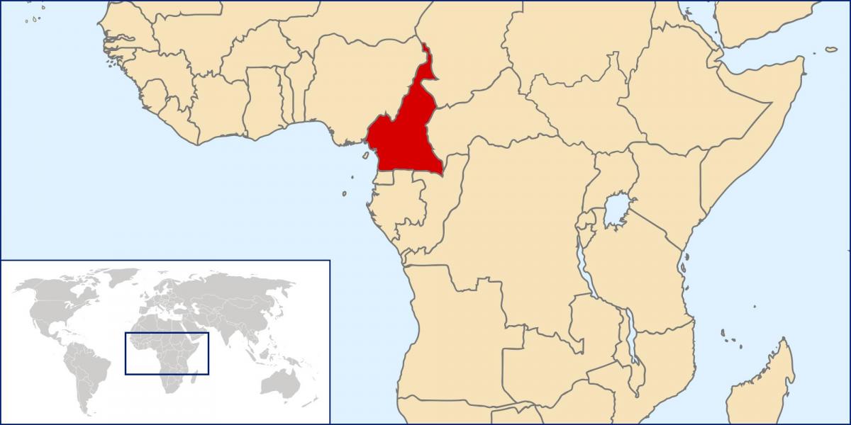 Map of Cameroon location