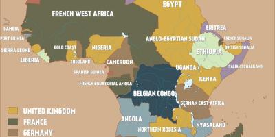 Map of british Cameroon