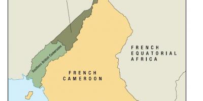 Map of uno state of Cameroon